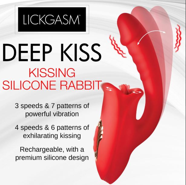 LG DEEP KISS SILICONE RABBIT - XRAH420