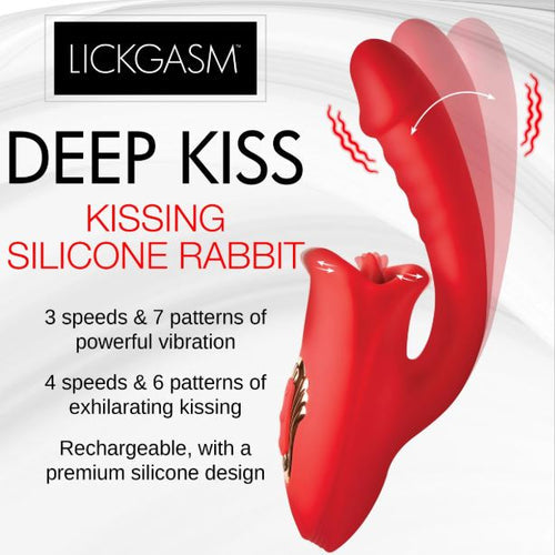 LG DEEP KISS SILICONE RABBIT - XRAH420