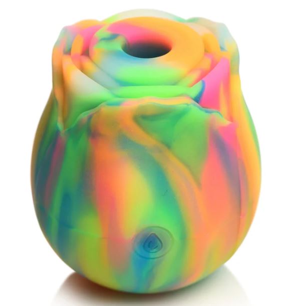 GLOW ROSE GLOW-IN-THE-DARK CLIT STIMULATOR - XRAH435