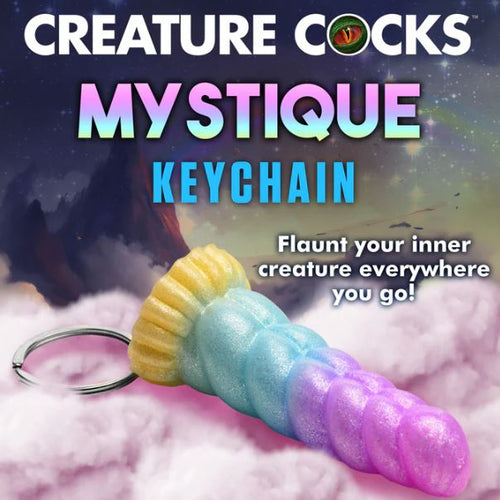 CREATURE COCKS MYSTIQUE UNICORN SILICONE KEYCHAIN - XRAH468