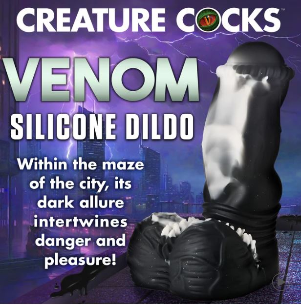 CREATURE COCKS VENOM SILICONE DILDO - XRAH473