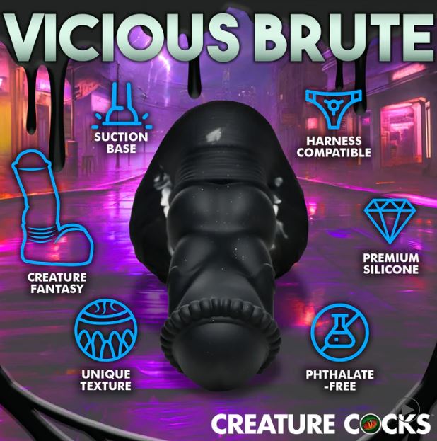 CREATURE COCKS VENOM SILICONE DILDO - XRAH473