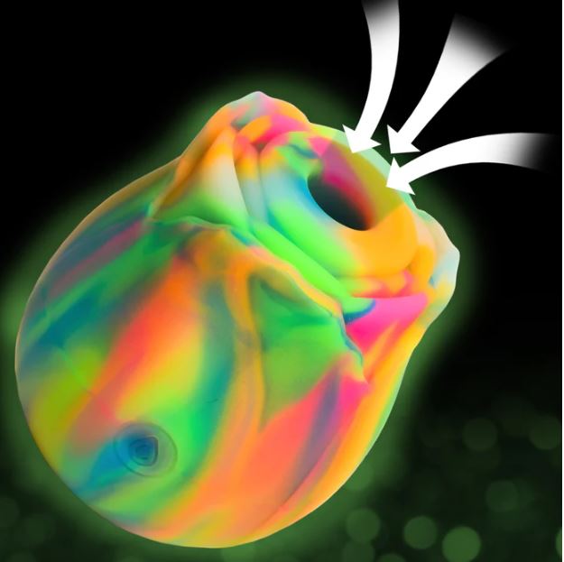 GLOW ROSE GLOW-IN-THE-DARK CLIT STIMULATOR - XRAH435