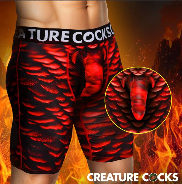 CREATURE COCKS UNDERWEAR HORNY DEVIL LARGE - XRAH731L