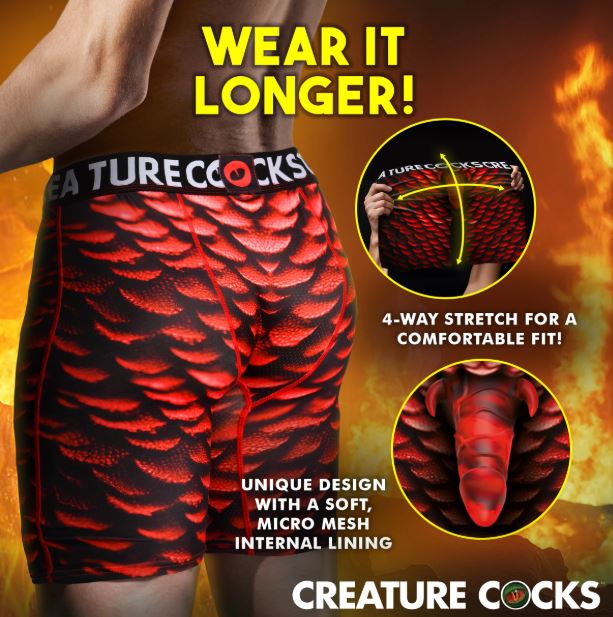 CREATURE COCKS UNDERWEAR HORNY DEVIL MEDIUM - XRAH731M