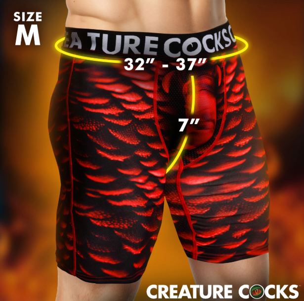 CREATURE COCKS UNDERWEAR HORNY DEVIL MEDIUM - XRAH731M