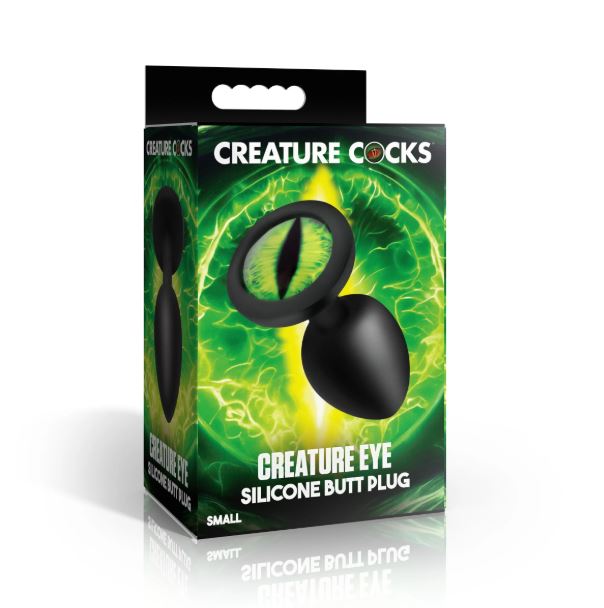 CREATURE COCK CREATURE EYE SILICONE BUTT PLUG SMALL - XRAH735S