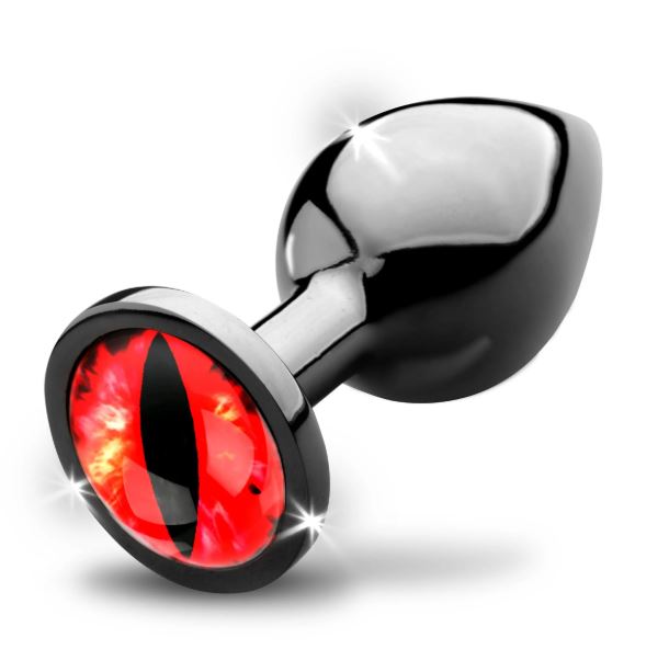 CREATURE COCK SINISTER EYE METAL BUTT PLUG MEDIUM - XRAH737M