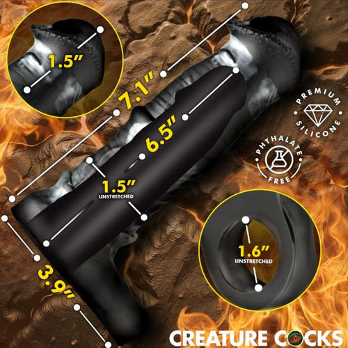 CREATURE COCK STALLION PENIS EXTENSION SILICONE XL - XRAH750XL