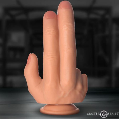 MASTER SERIES THE SHOCKER SILICONE DILDO - XRAH780