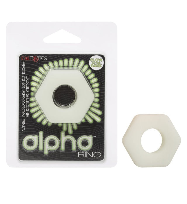 ALPHA PROLONG SEXAGON RING GLOW IN THE DARK - SE149173