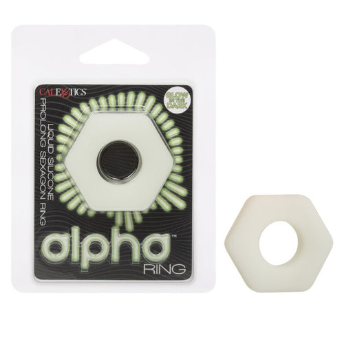 ALPHA PROLONG SEXAGON RING GLOW IN THE DARK - SE149173