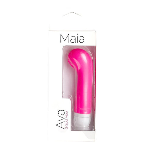 AVA SILICONE G SPOT VIBE NEON PINK - MTMA1417P1