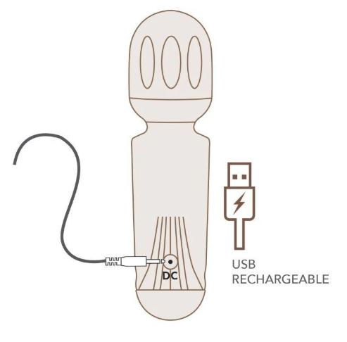 AZALEA RED RECHARGEABLE MINI WAND - RO16MWARRD