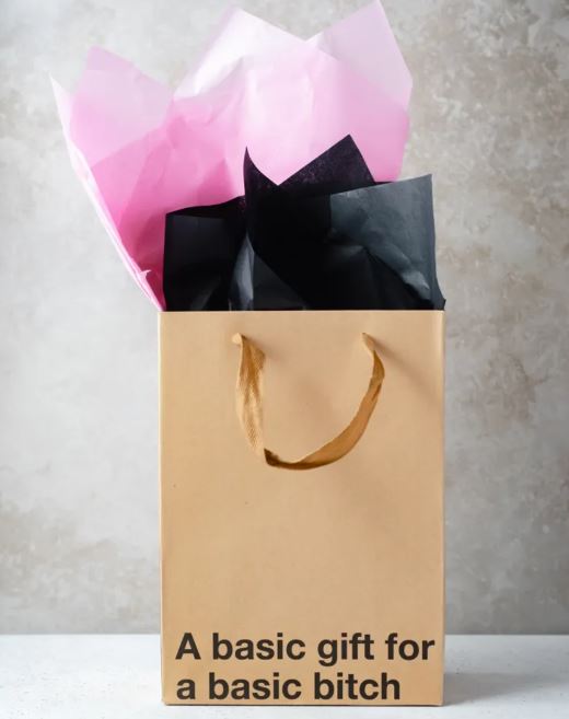 A BASIC GIFT FOR A BASIC BITCH GIFT BAG - WRBAG007