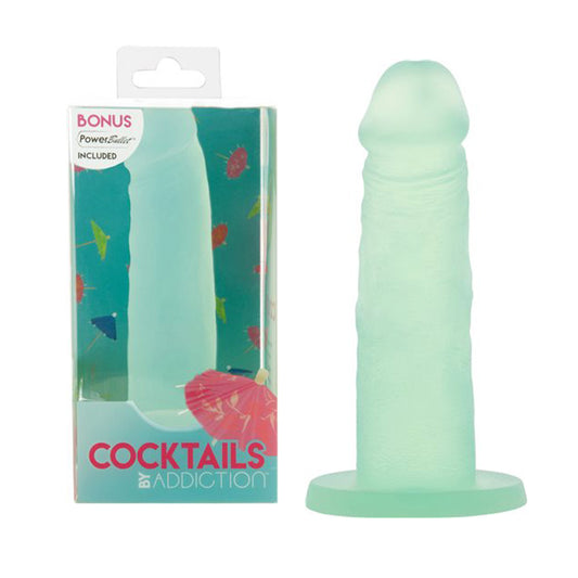 Addiction Cocktails Silicone Mint Mojito W/Power Bullet-Pinkfoxxx