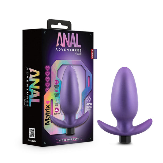 Anal Adventures Matrix Excelsior Plug Astro Violet-Pinkfoxxx