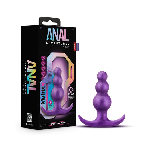 Anal Adventures Matrix Supernova Plug Galactic Purple-Pinkfoxxx