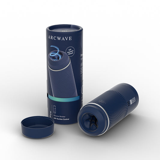 Arcwave Pow Silicone Stroker with Suction Control Blue-Pinkfoxxx
