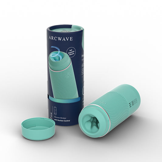 Arcwave Pow Silicone Stroker with Suction Control Mint-Pinkfoxxx