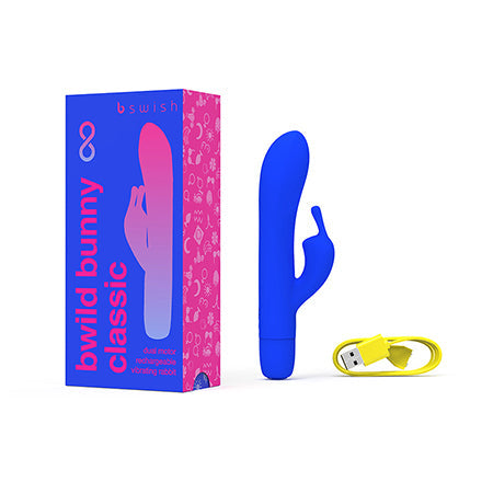 B Swish Bwild Bunny Infinite Classic Vibrator Pacific Blue-Pinkfoxxx