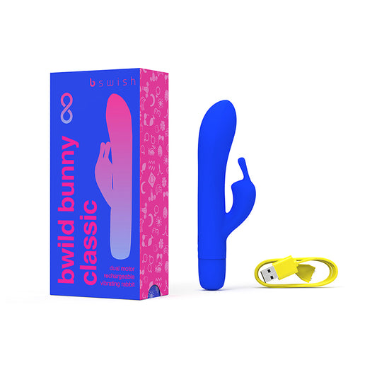 B Swish Bwild Bunny Infinite Classic Vibrator Pacific Blue-Pinkfoxxx