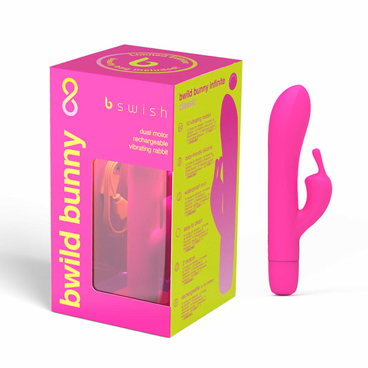 B Swish Bwild Bunny Infinite Limited Edition Vibrator Sunset Pink-Pinkfoxxx