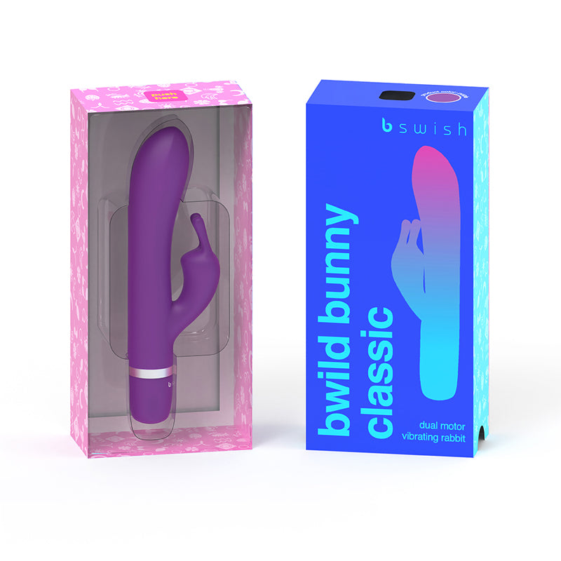 B Swish Bwild Classic Bunny Vibrator Purple-Pinkfoxxx