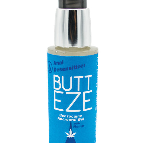 BUTT EZE ANAL DESENSITIZER W/ HEMP SEED OIL 2 OZ BOTTLE - BABE20