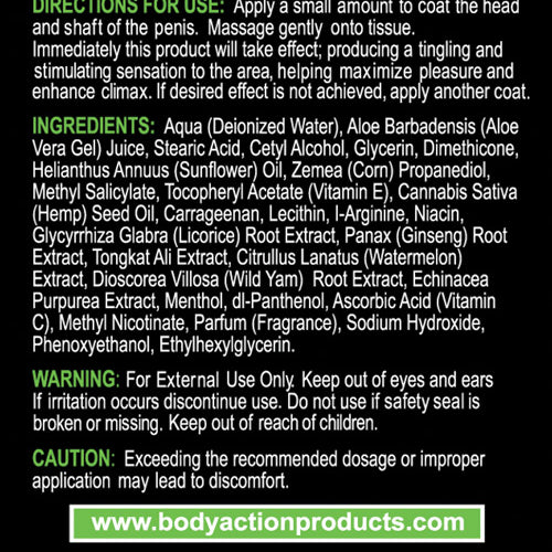 HEMPLEASURE FOR MEN 1/2 OZ - BAHMPFM05