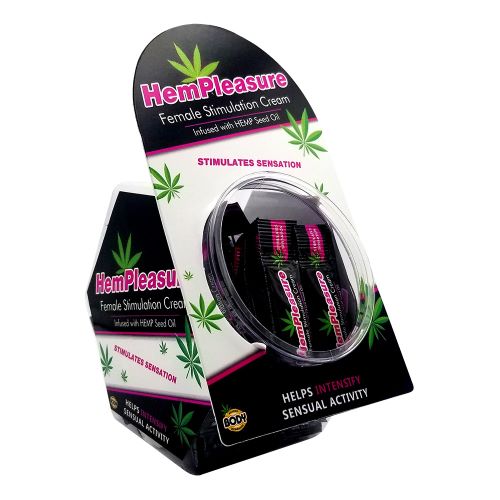 HEMPLEASURE FOR WOMEN SAMPLE PACKET 50 PC FISHBOWL DISPLAY - BAHMPSPDJ