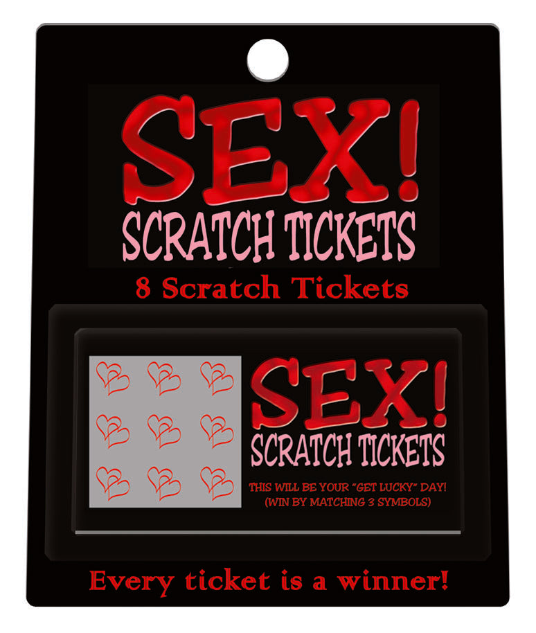 SEX SCRATCH TICKETS