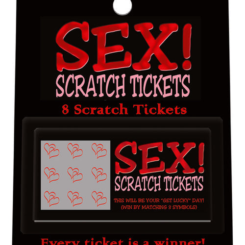 SEX SCRATCH TICKETS