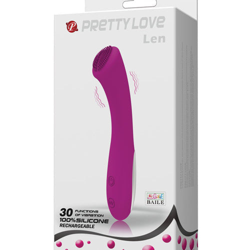 PRETTY LOVE LEN RECHARGEABLE 30 FUNCTION VIBRATOR - PLBI014360