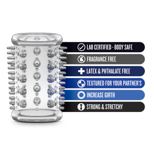 STAY HARD COCK SLEEVE 03 CLEAR - BN00312
