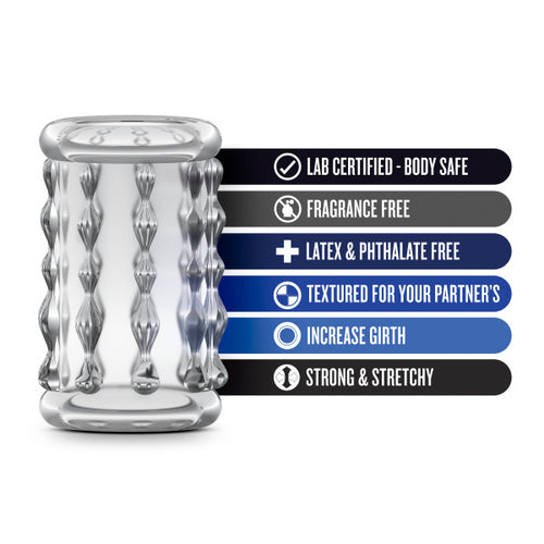 STAY HARD COCK SLEEVE 04 CLEAR - BN00402