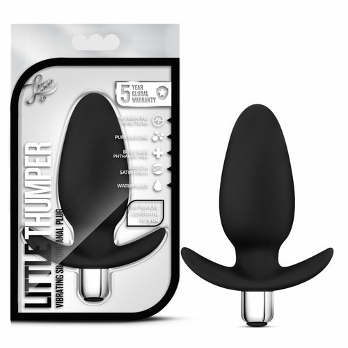 LUXE LITTLE THUMPER BLACK ANAL PLUG - BN10805