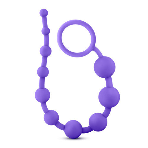LUXE SILICONE 10 BEADS PURPLE - BN11001