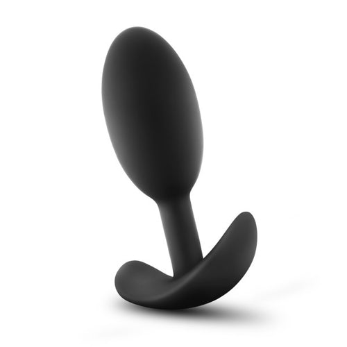 LUXE WEARABLE VIBRA SLIM PLUG MEDIUM BLACK - BN11865