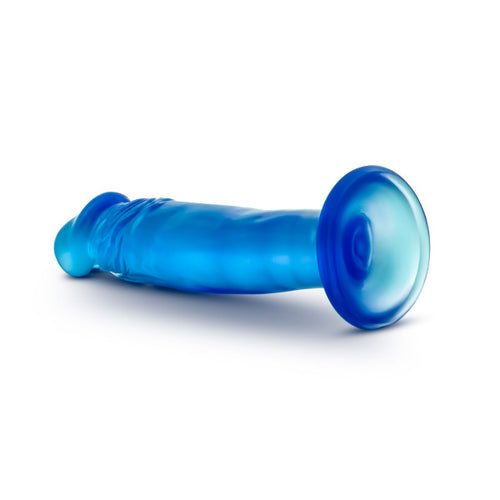 B YOURS SWEET N SMALL 6IN DILDO W/ SUCTION CUP BLUE - BN14622