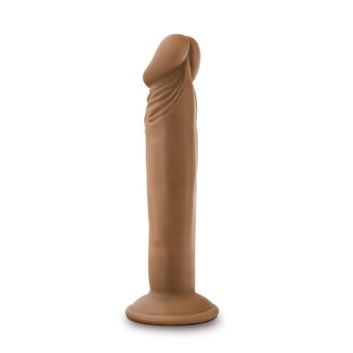 DR SKIN DR SMALL 6IN DILDO MOCHA - BN14627