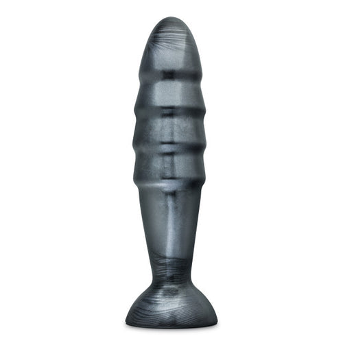 JET DESTRUCTOR CARBON METALLIC BLACK BUTT PLUG - BN15845