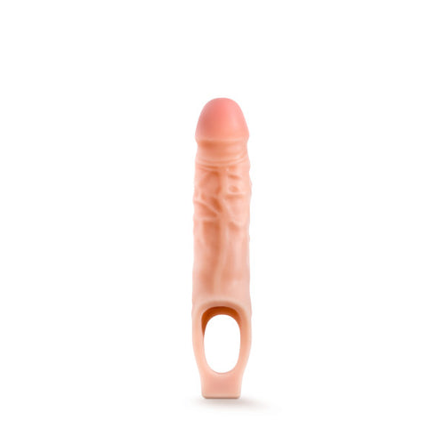 PERFORMANCE 9IN COCK SHEATH PENIS EXTENDER VANILLA - BN26583