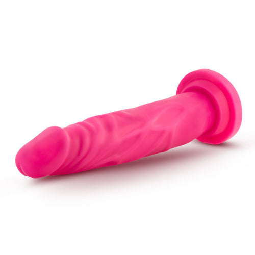NEO 7.5 DUAL DENSITY COCK NEON PINK " - BN29110