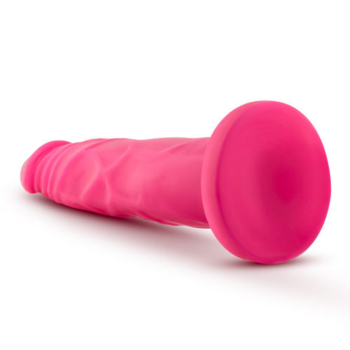 NEO 7.5 DUAL DENSITY COCK NEON PINK " - BN29110