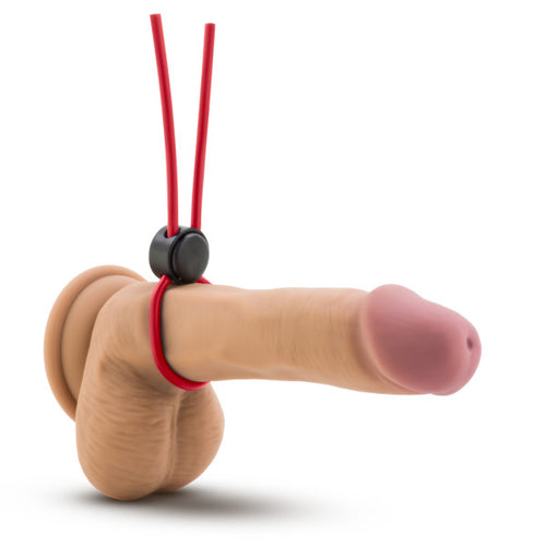 STAY HARD SILICONE LOOP COCK RING RED - BN31098