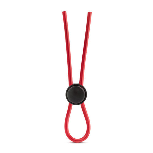 STAY HARD SILICONE LOOP COCK RING RED - BN31098