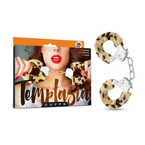 TEMPTASIA FURRY LEOPARD CUFFS - BN55414