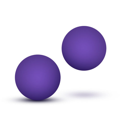 LUXE DOUBLE O KEGEL BALLS 1.3 OZ PURPLE - BN56401