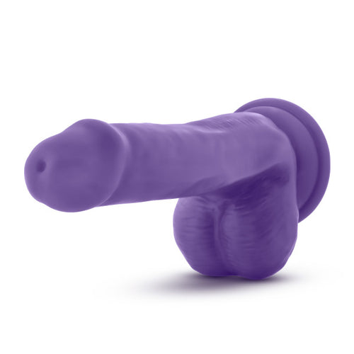 AU NATUREL BOLD DELIGHT 6 IN DILDO PURPLE - BN59901